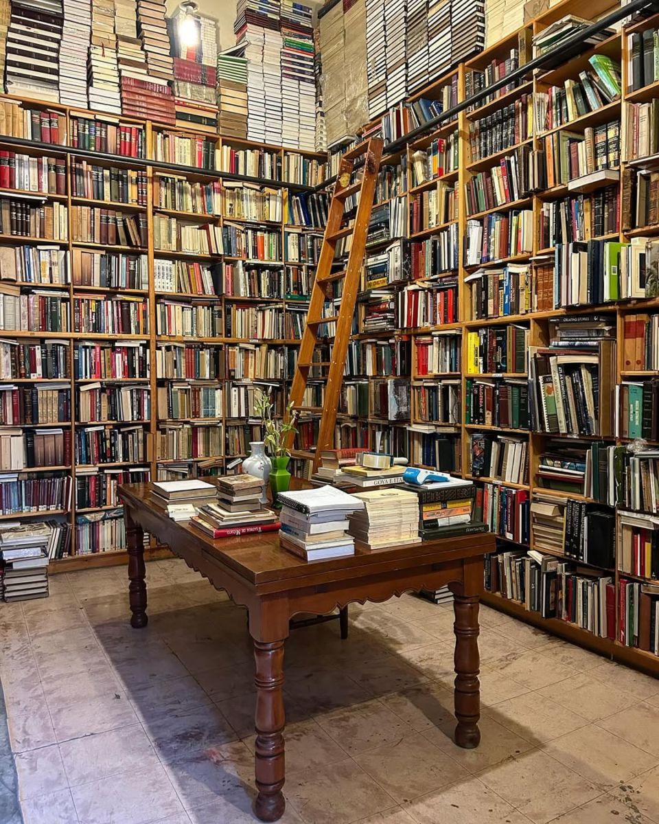 Una librería con más de 90,000 ejemplares