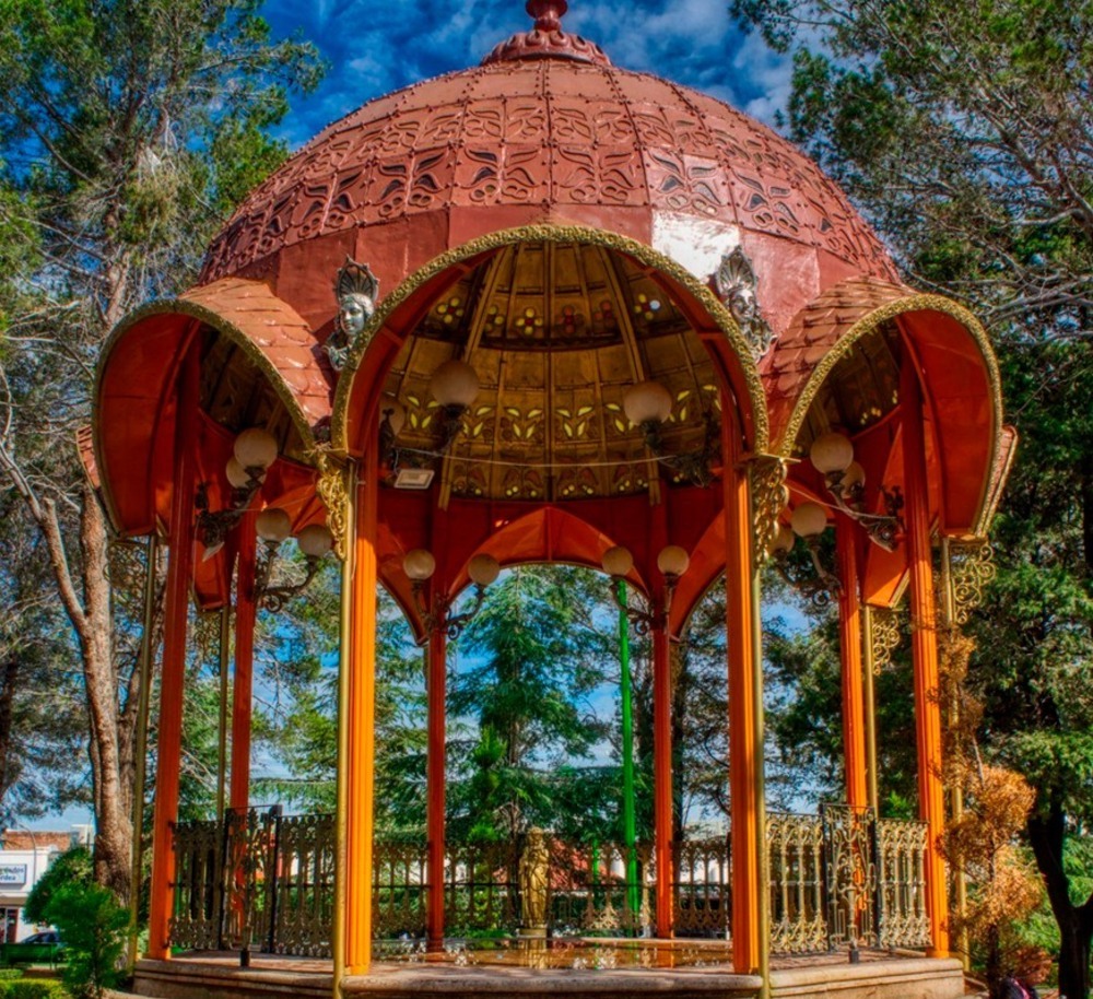 El kiosko de Cuauhtémoc en Chihuahua