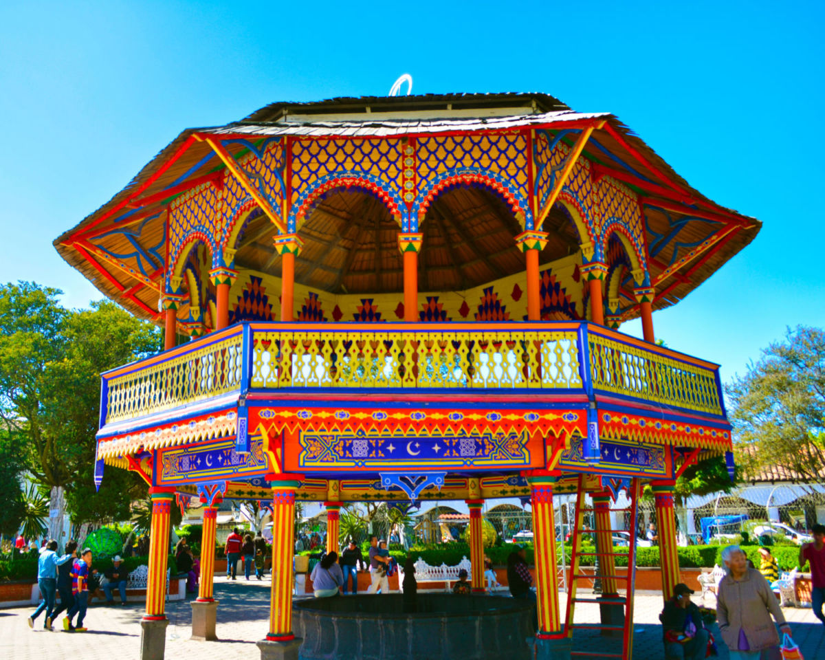 El kiosko de Chignahuapan en Puebla