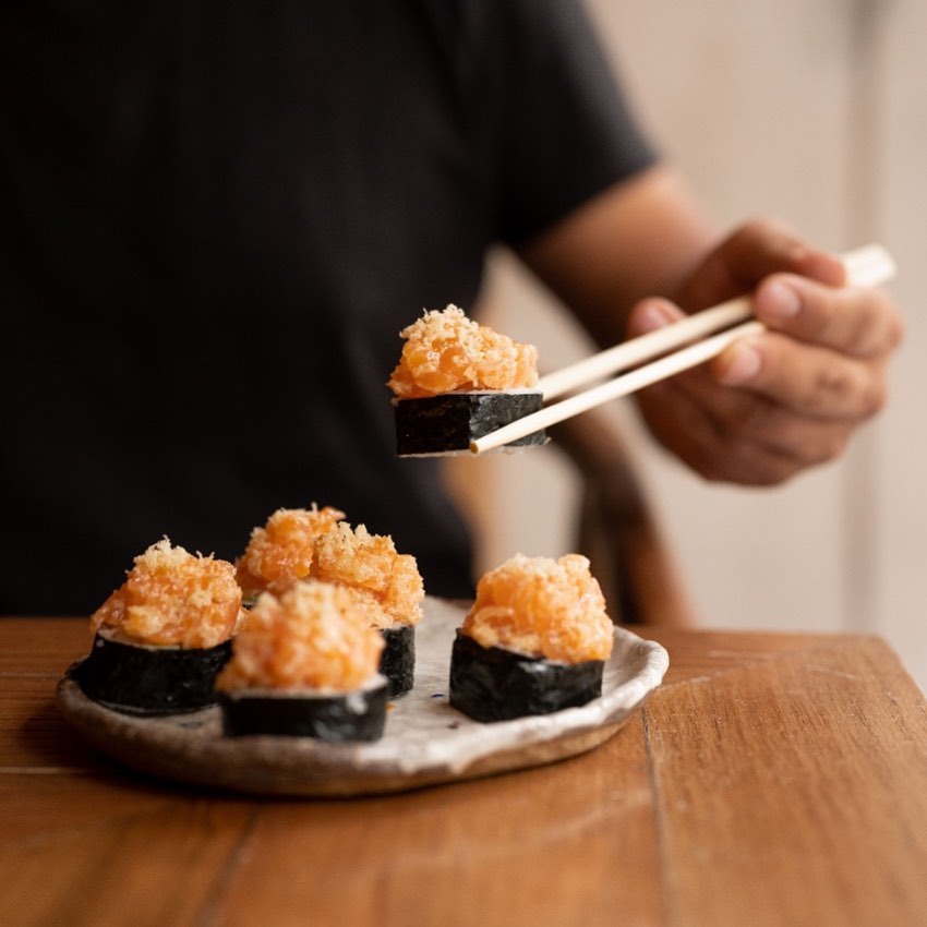 Rollos de Salmon Truffle