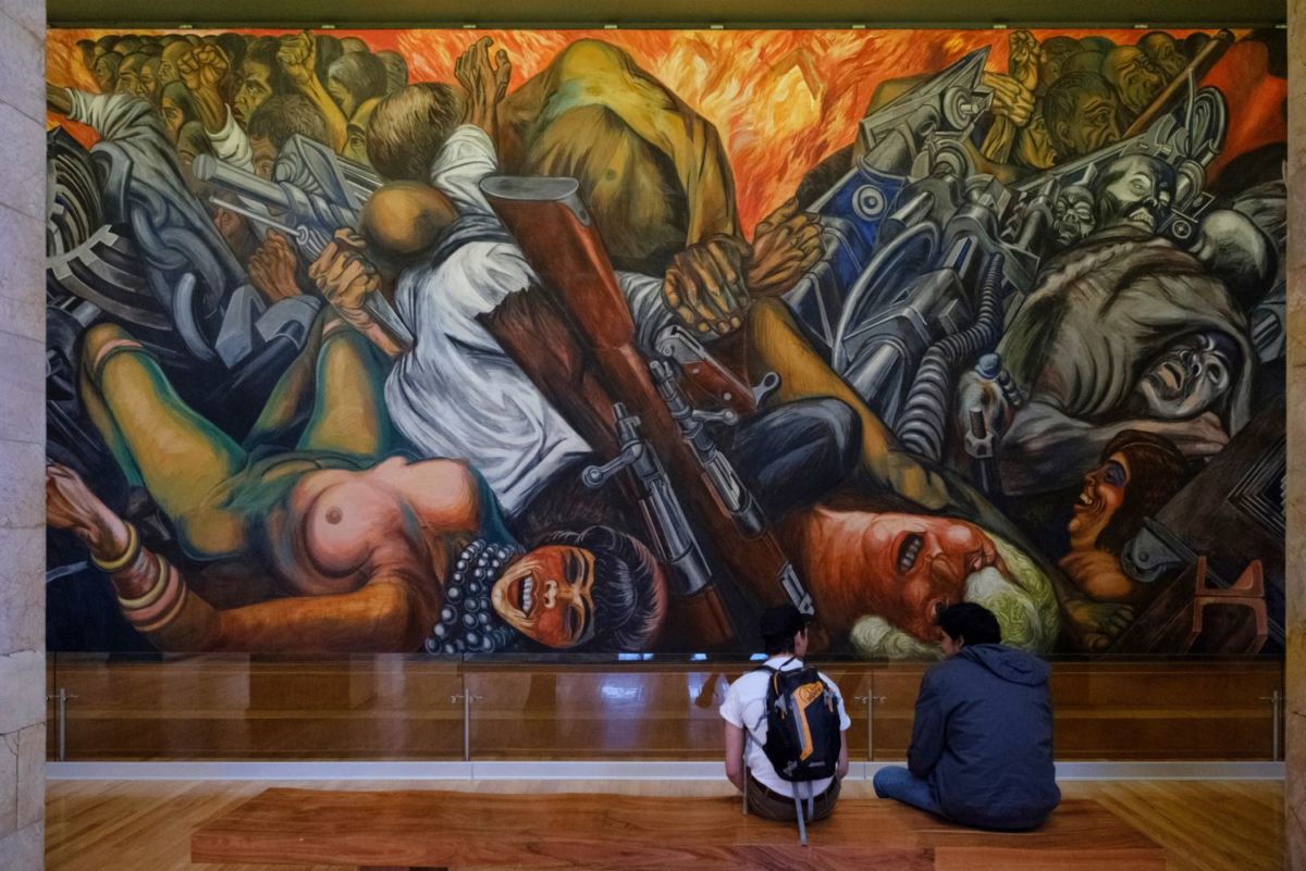 El mural 'Katharsis' fue pintado en 1934 por Clemente Orozco 