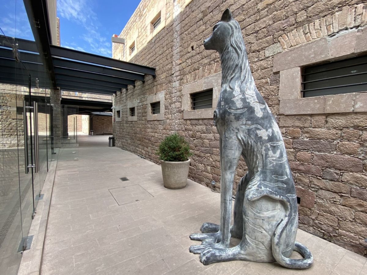 Escultura de Leonora Carrington en su museo en San Luis Potosí 