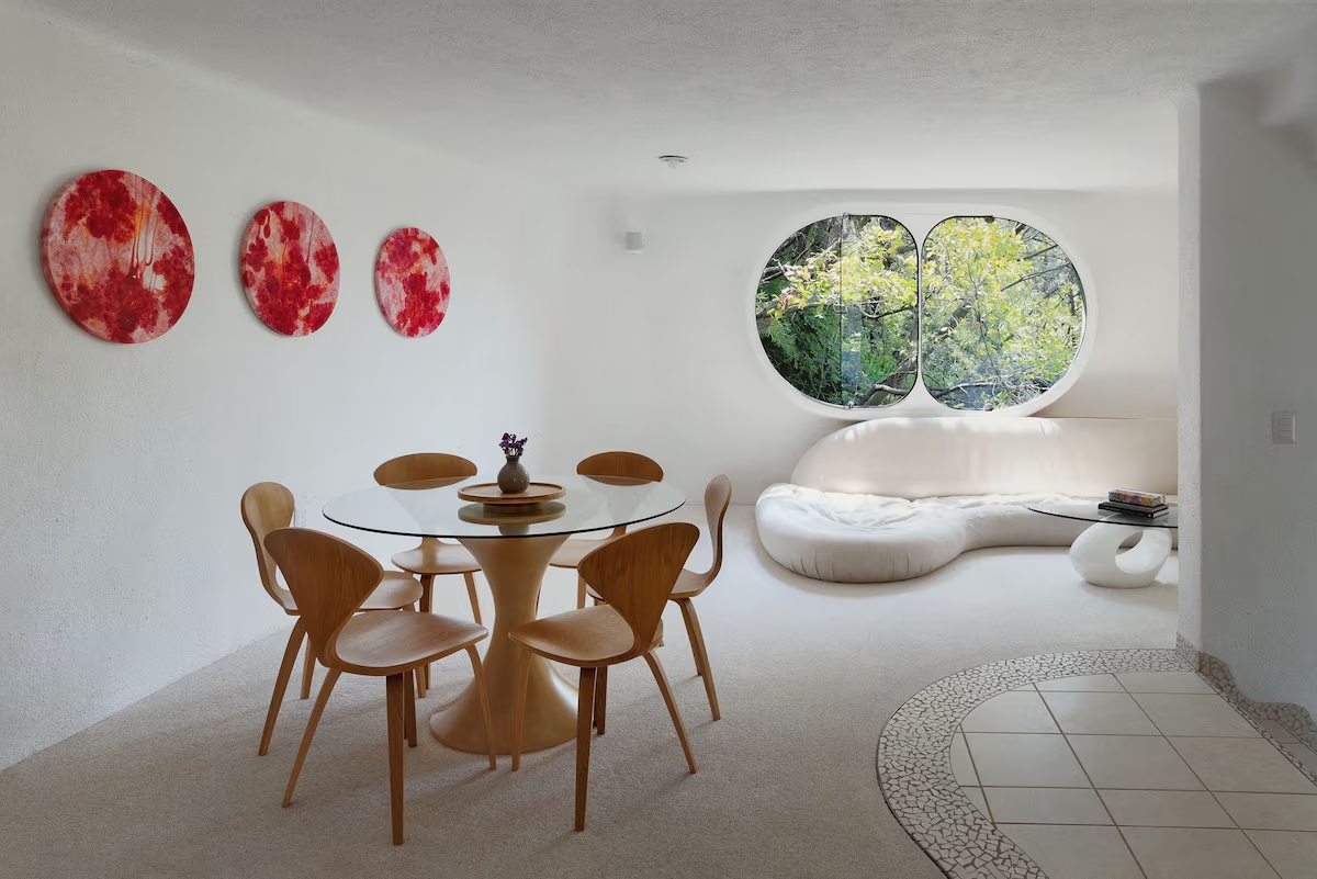 Estancia de uno de los departamentos en el Nido de Quetzalcóatl