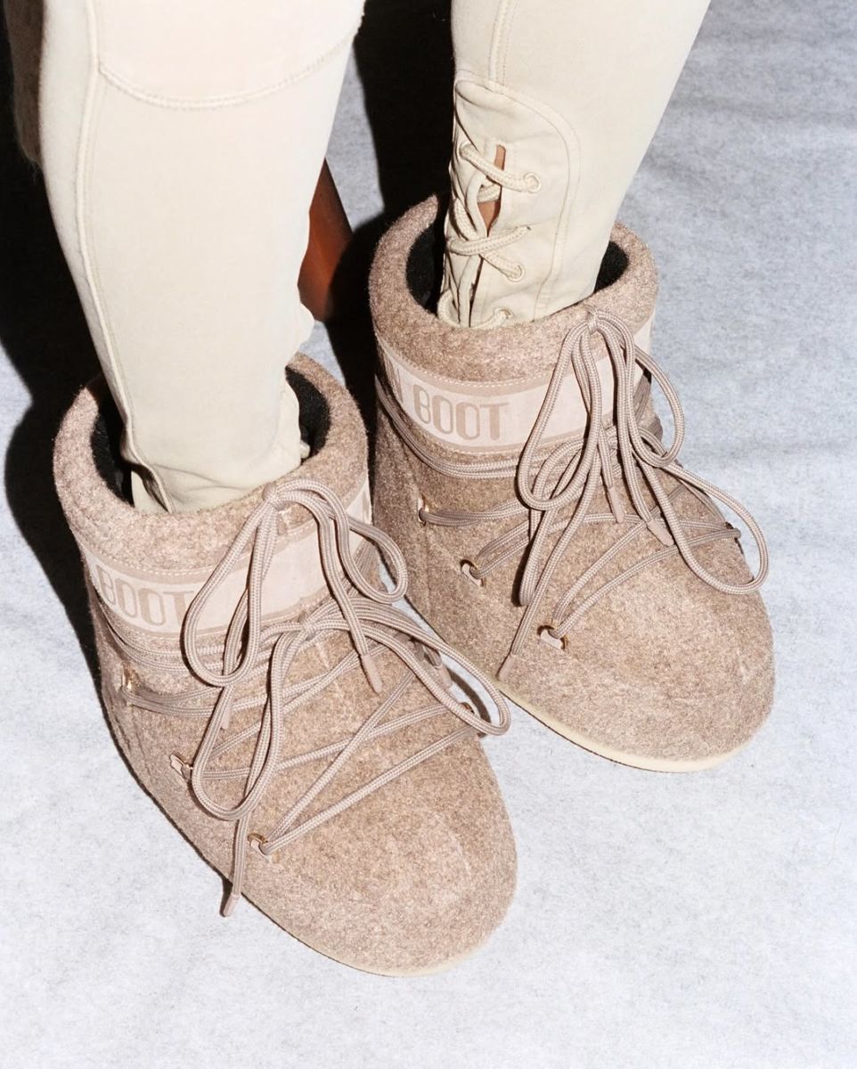 Botas para la nieve a la moda marca Moonboot. 