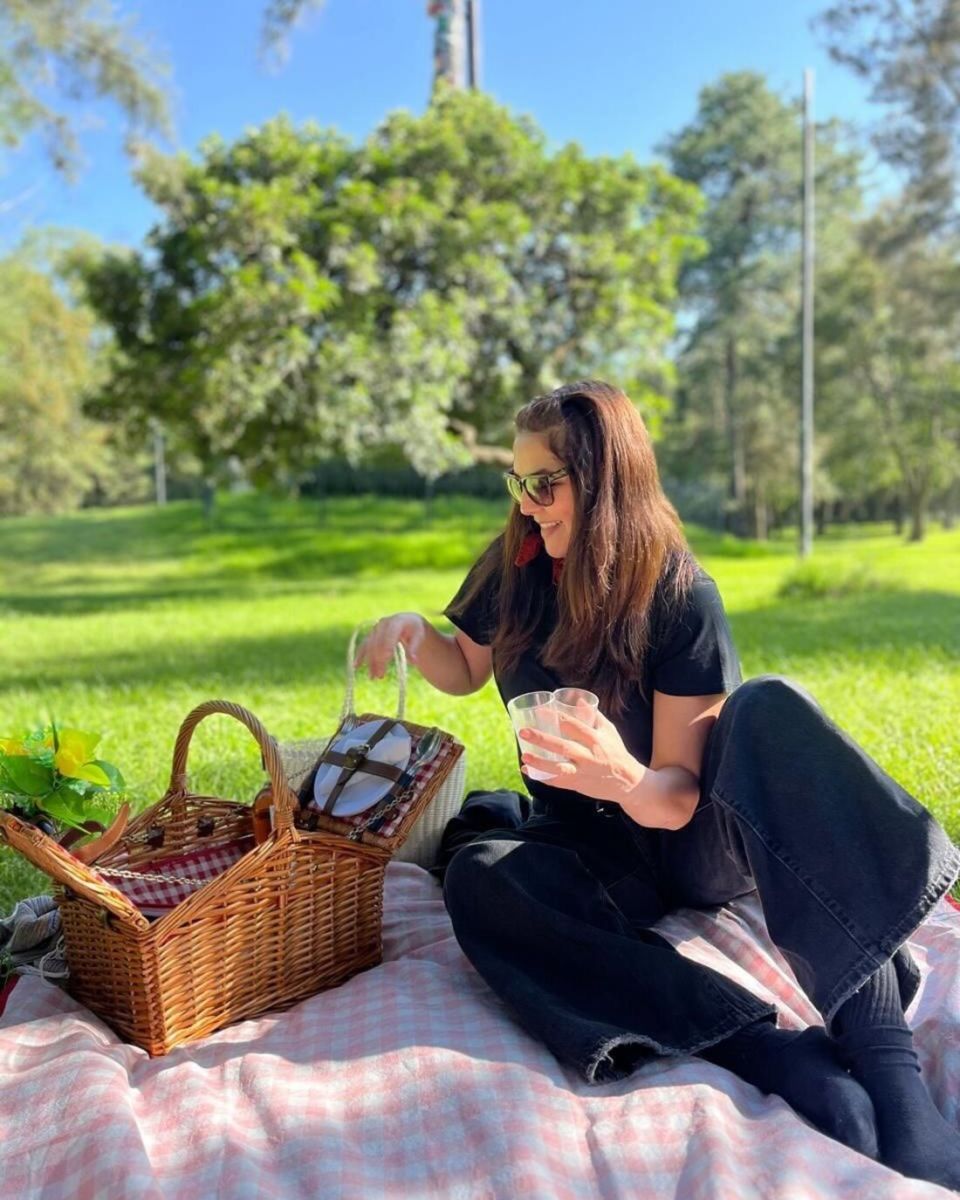 Picnic con amigas en Chapultepec por La Milla cafetería.