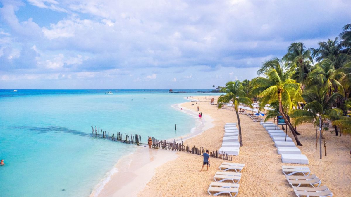 Playa Norte es una playa pacífica en Isla Mujeres 