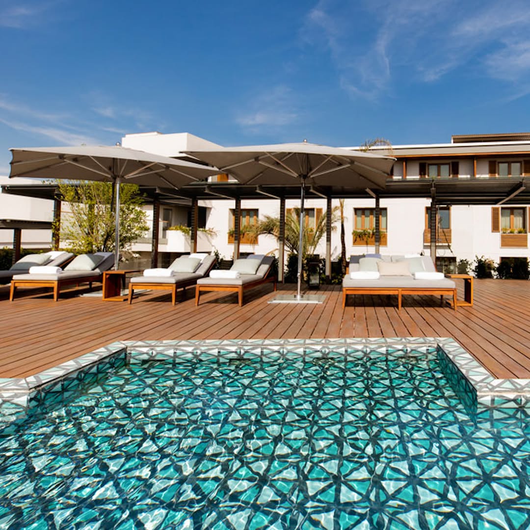 Alberca del hotel Cartesiano