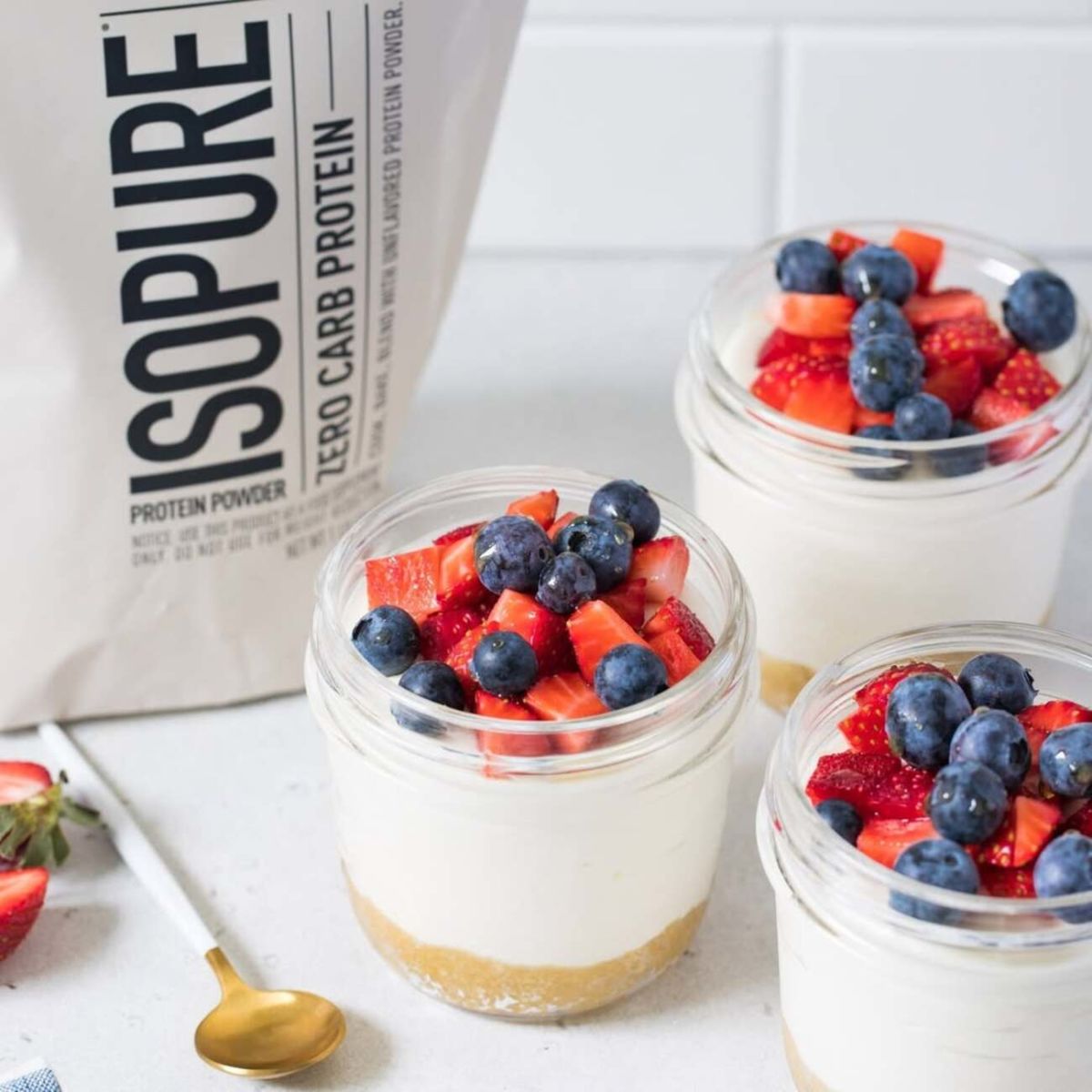 Recetas para hacer con proteína en polvo con Isopure protein. 