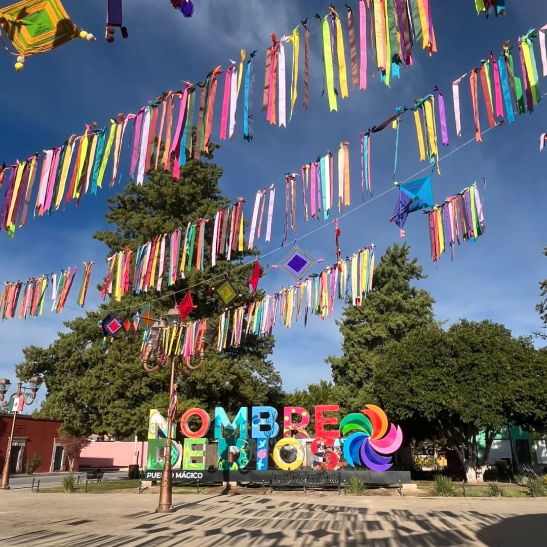 Plaza central del Pueblo Mágico Nombre de Dios