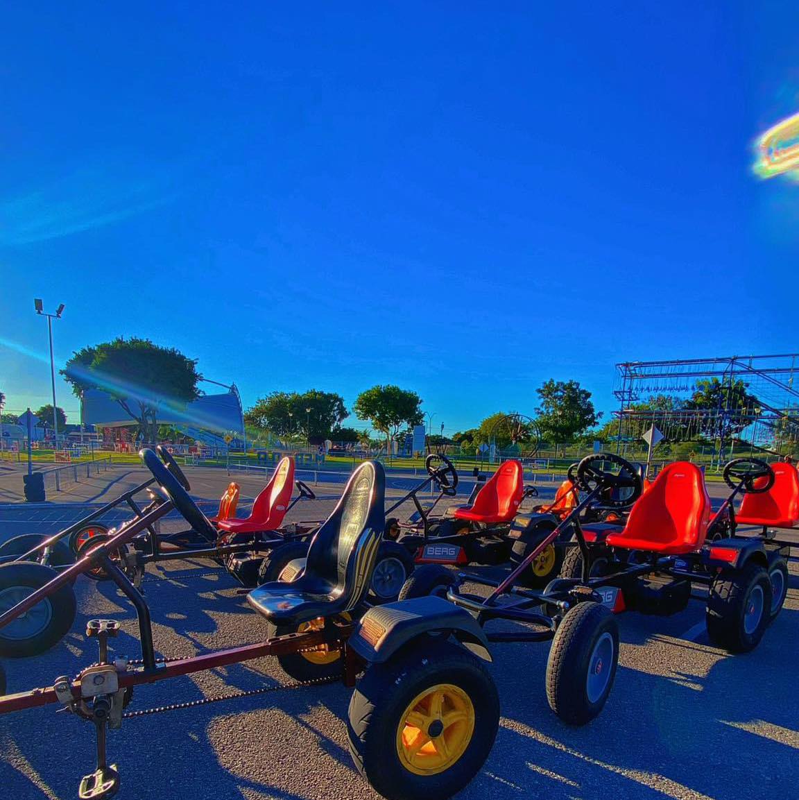 Pista de Go Karts en el Parque Municipal de Deportes Extremos en Mérida, Yucatán