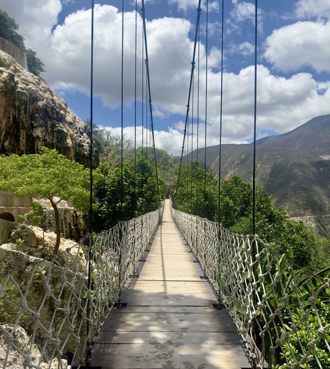 puente colgante en tolantongo