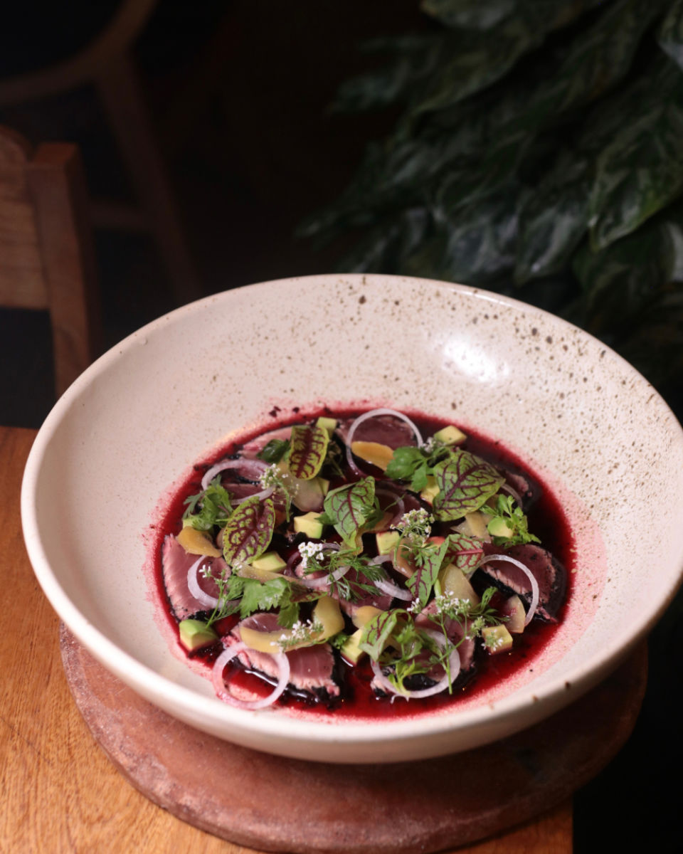 Tataki de atún del Restaurante Almoraduz en Puerto Escondido