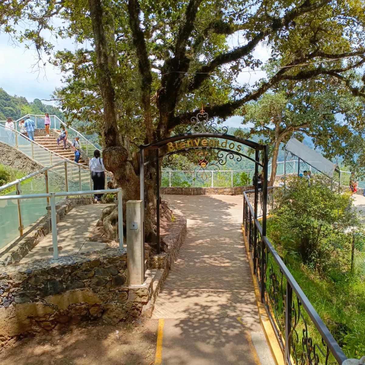 Entrada al Parque Ecoturístico Salto de Quetzalapan en Puebla