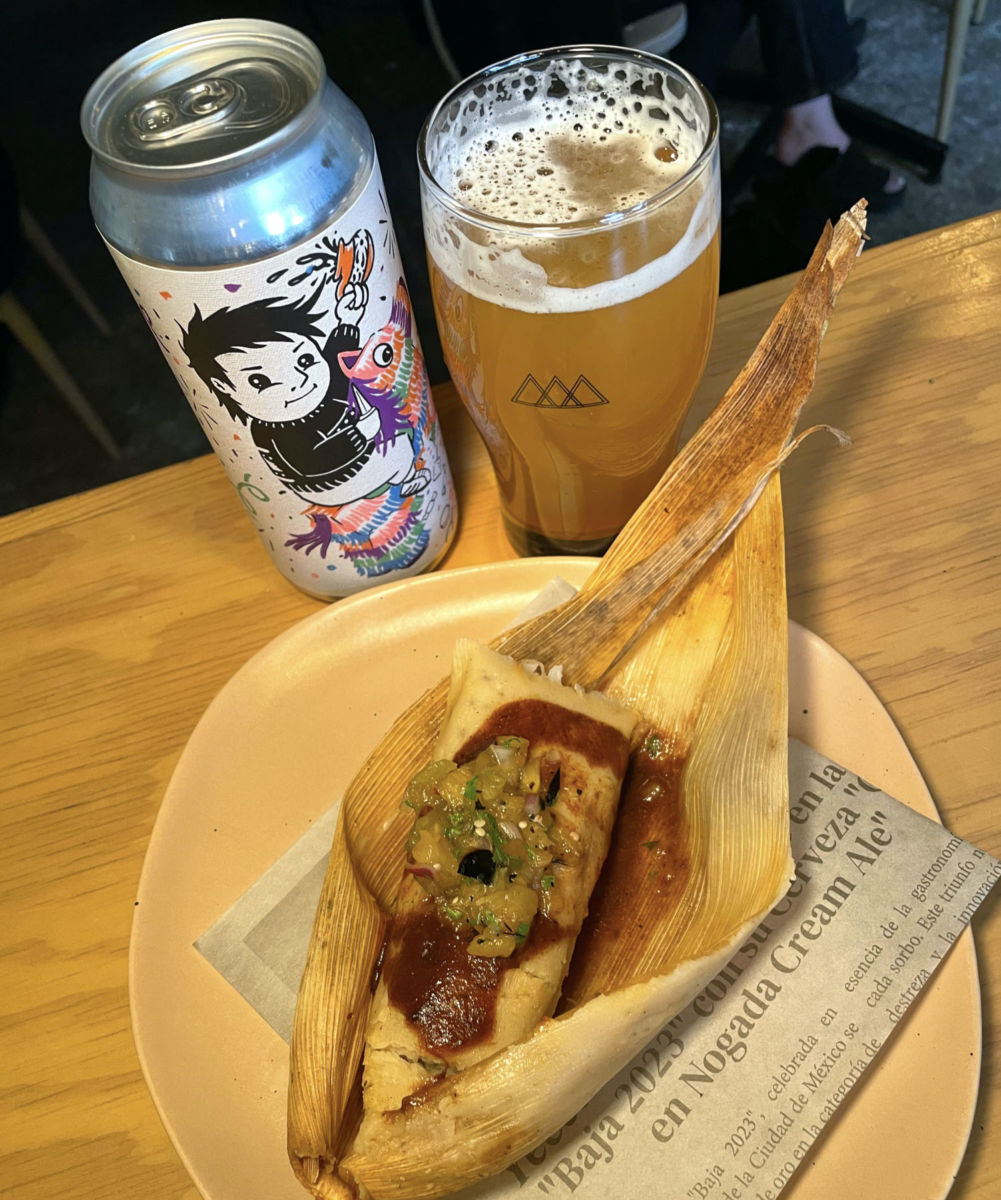 Tamales con cerveza en Yeccan