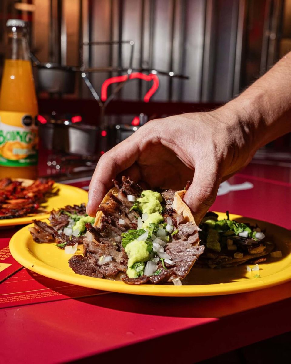 Tacos de carne asada en Polanco, Tacos Juan. 