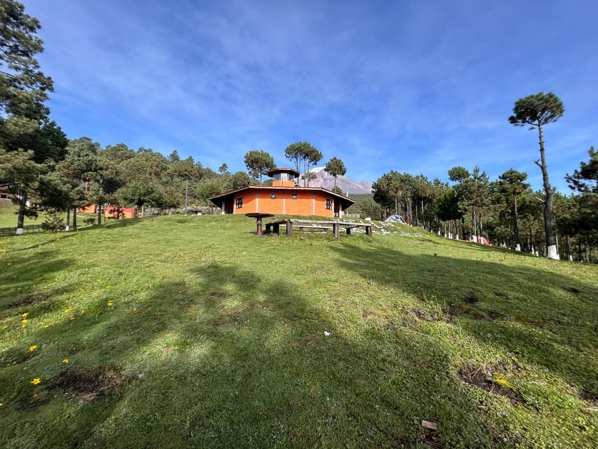 Las villas se ubican a las faldas del volcán