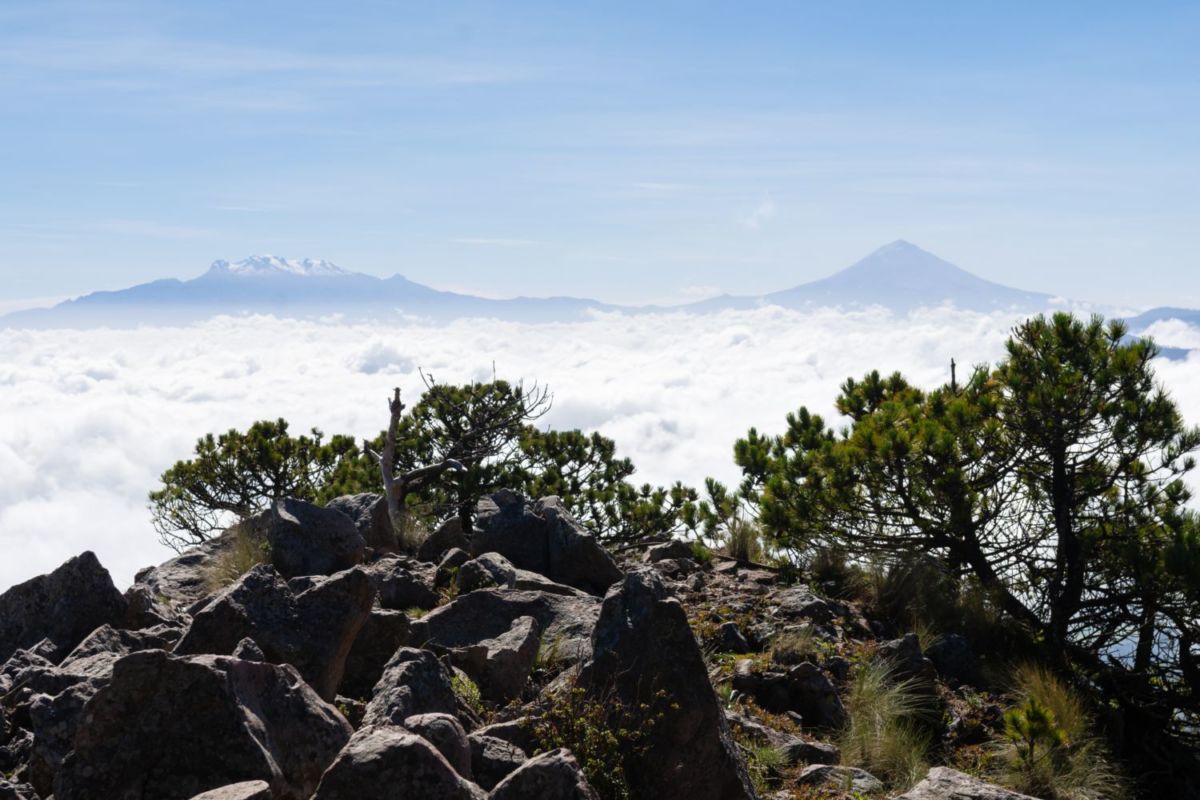 Vista panorámica de mirador Picacho-Ajusco