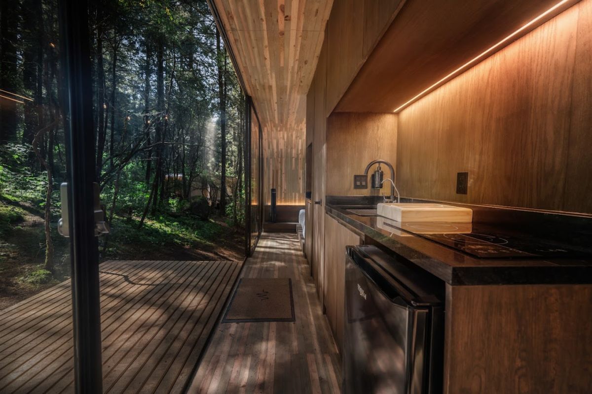 Las cabañas de Wander Alpino tienen cocina completa