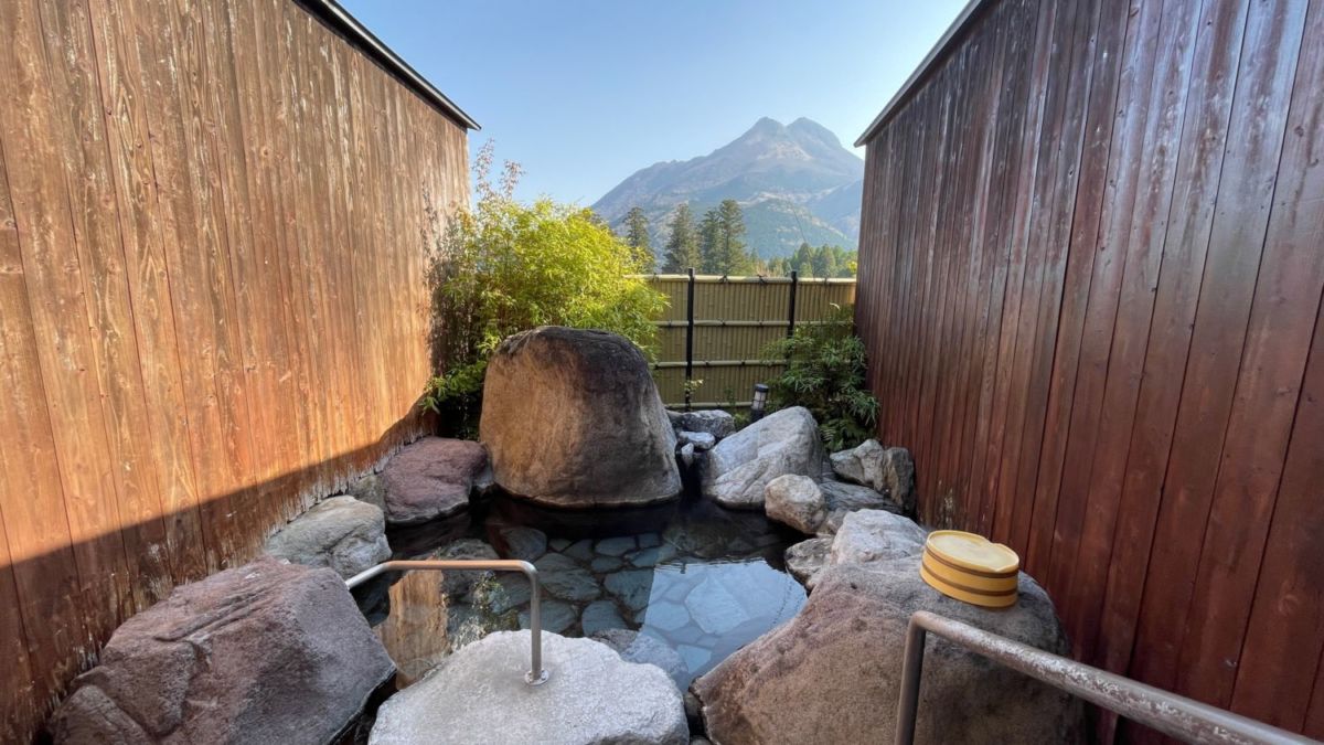 Las fuentes termales de Yufuin son famosas y puedes visitarlas aunque no te hospedes ahí