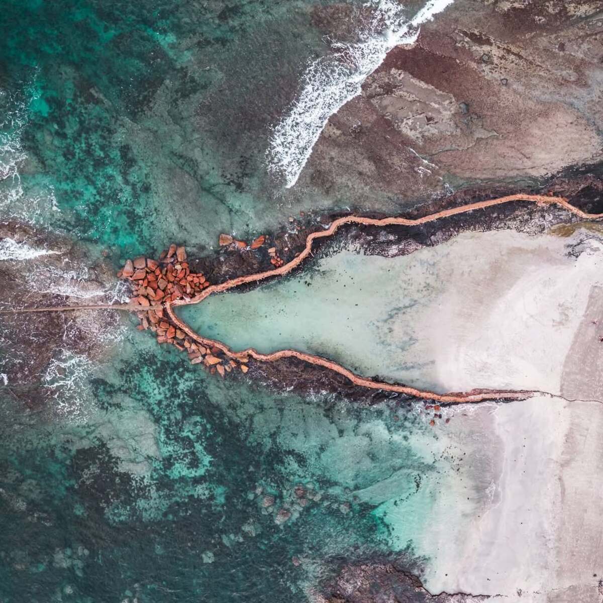 Alberca de agua salada en México