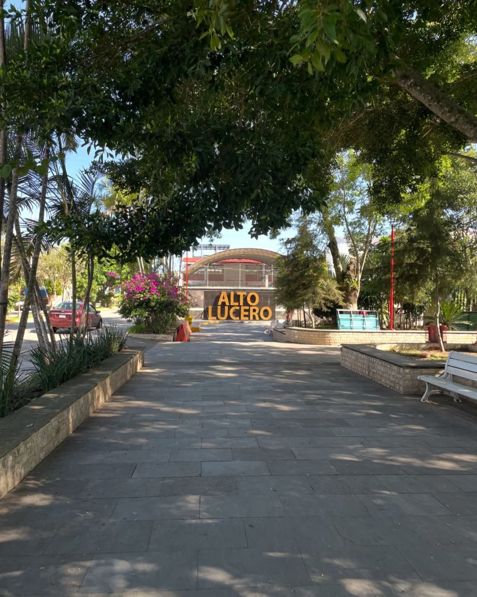 Parque central de Alto Lucero, Veracruz
