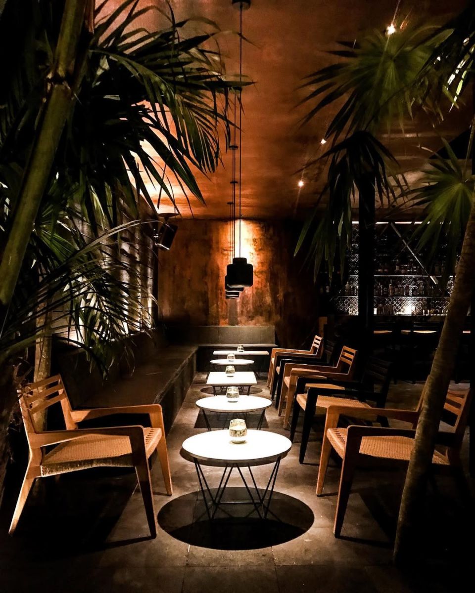 Back bar de Arca Tulum. 