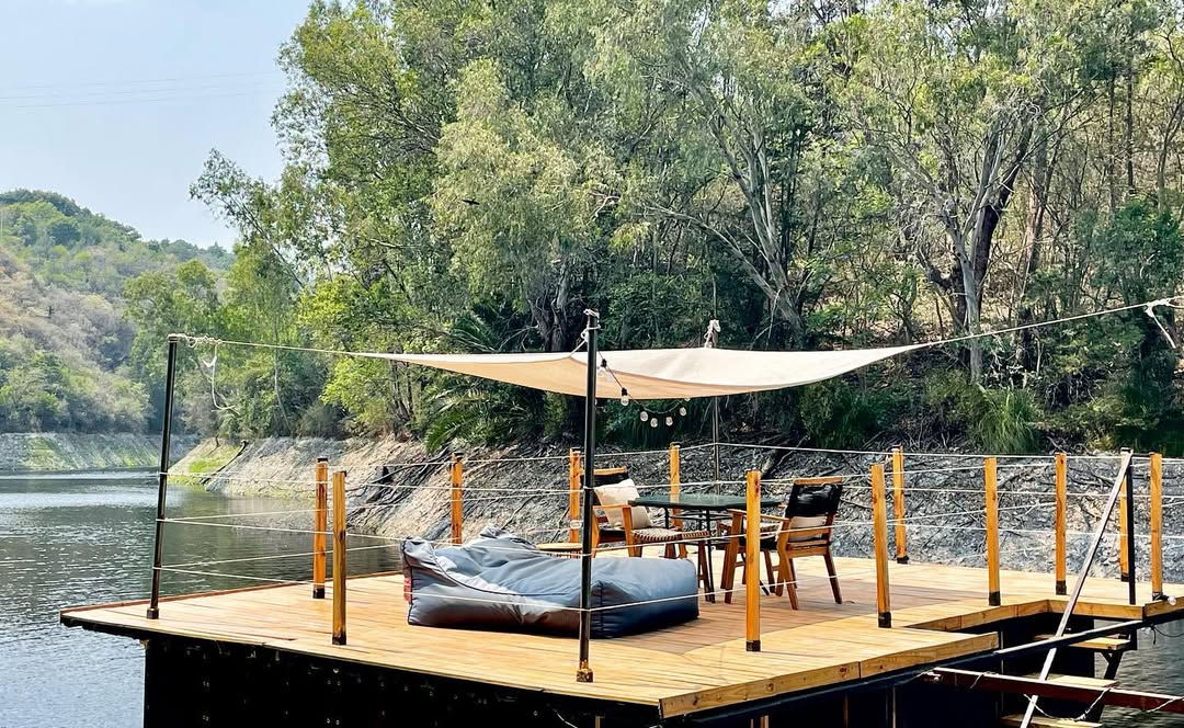 Cabañas flotantes en Puebla 