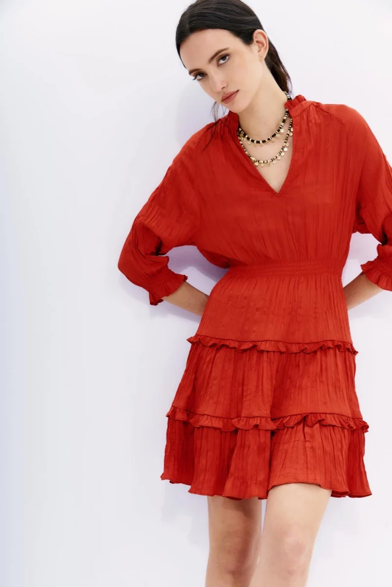 El color cherry red es un punto medio entre el rojo carmesí y el color coral.