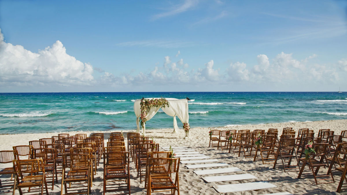 Cancún es un popular destino de boda en México, incluso internacionalmente