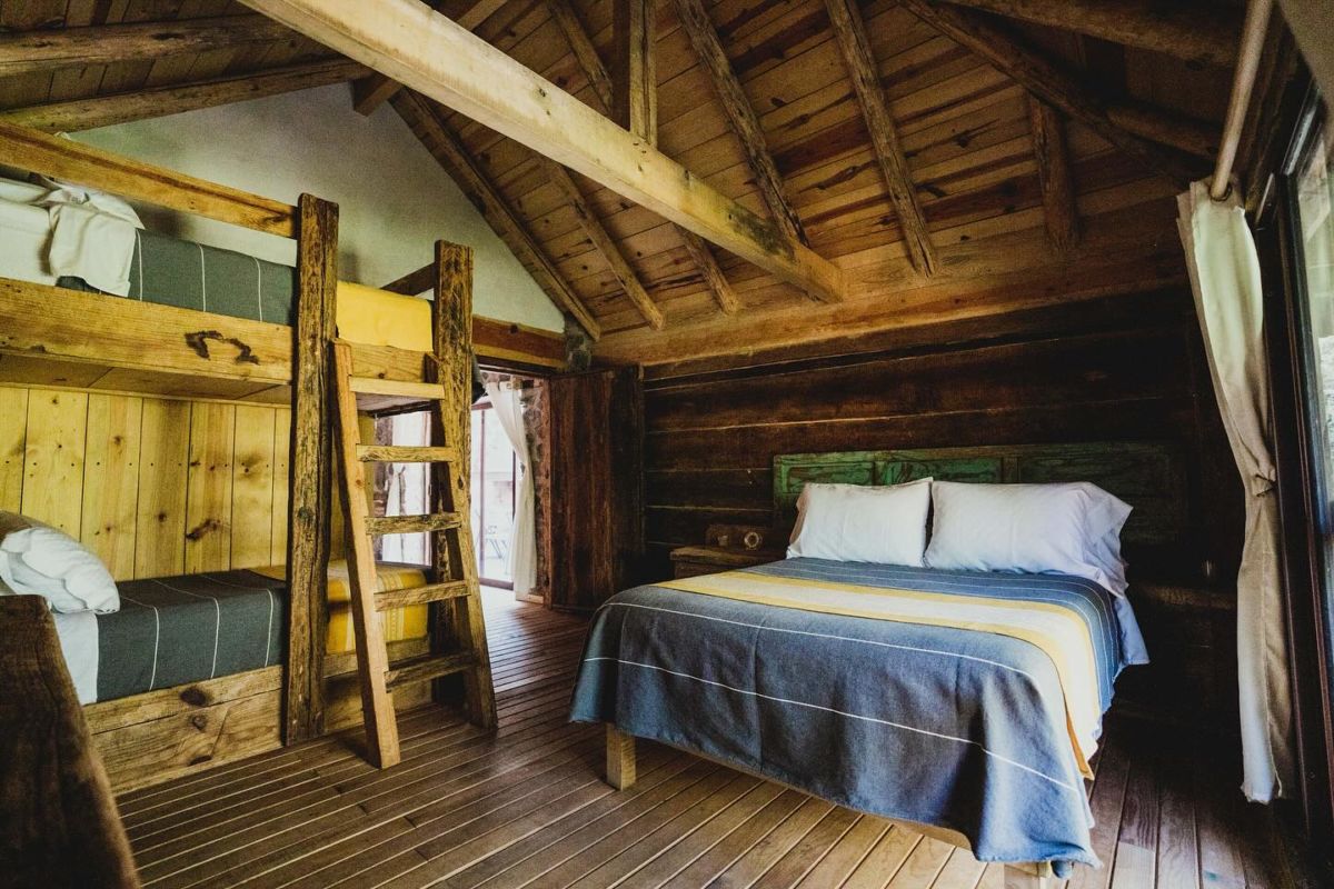 Cabañas de madera para hospedarse en Hidalgo