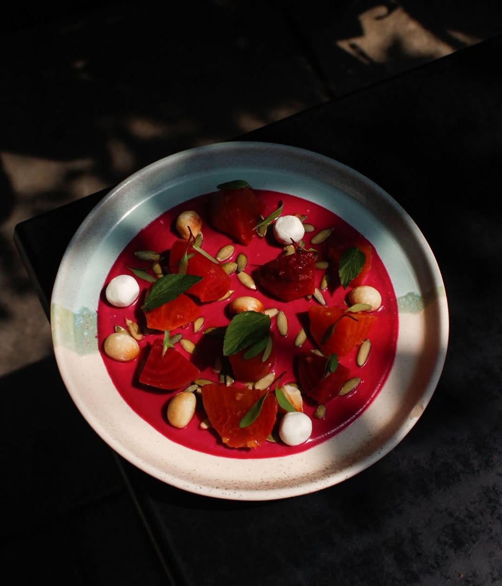 Ensalada de betabeles rostizados