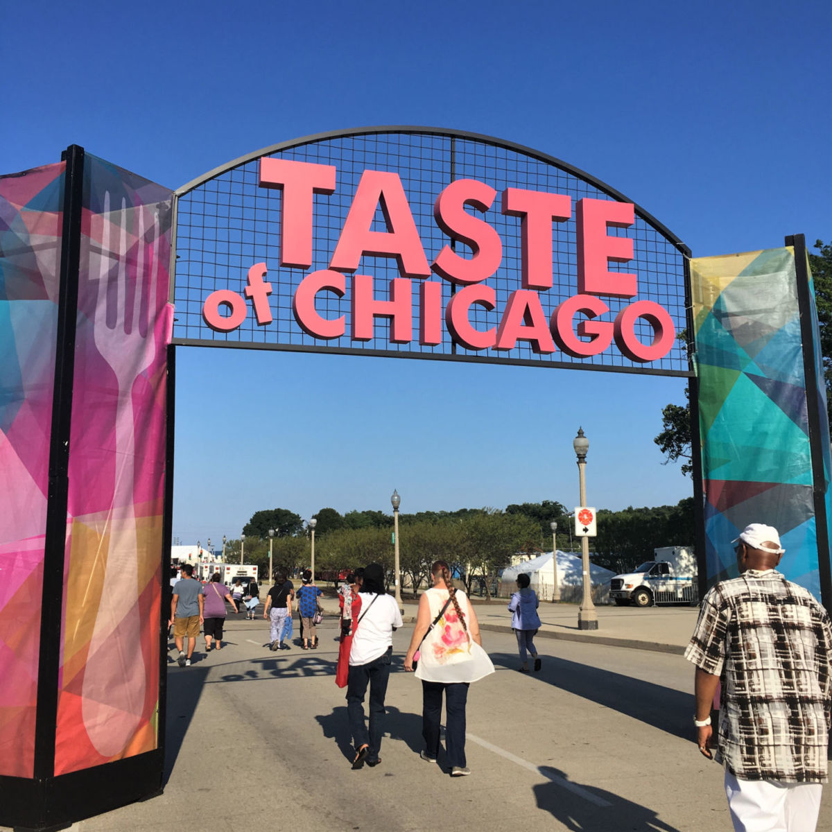 Taste of Chicago se celebra del  5 al 8 de septiembre en Grant Park, Illinois, Chicago 