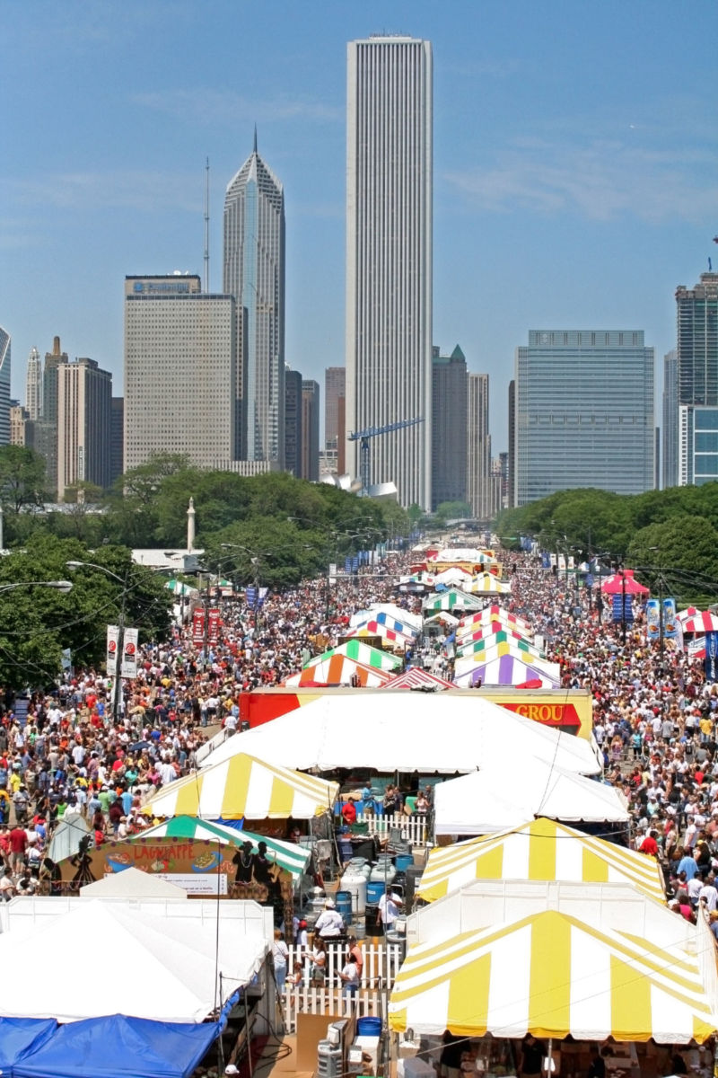 Taste of Chicago es el festival gastronómico al aire libre más grande del mundo