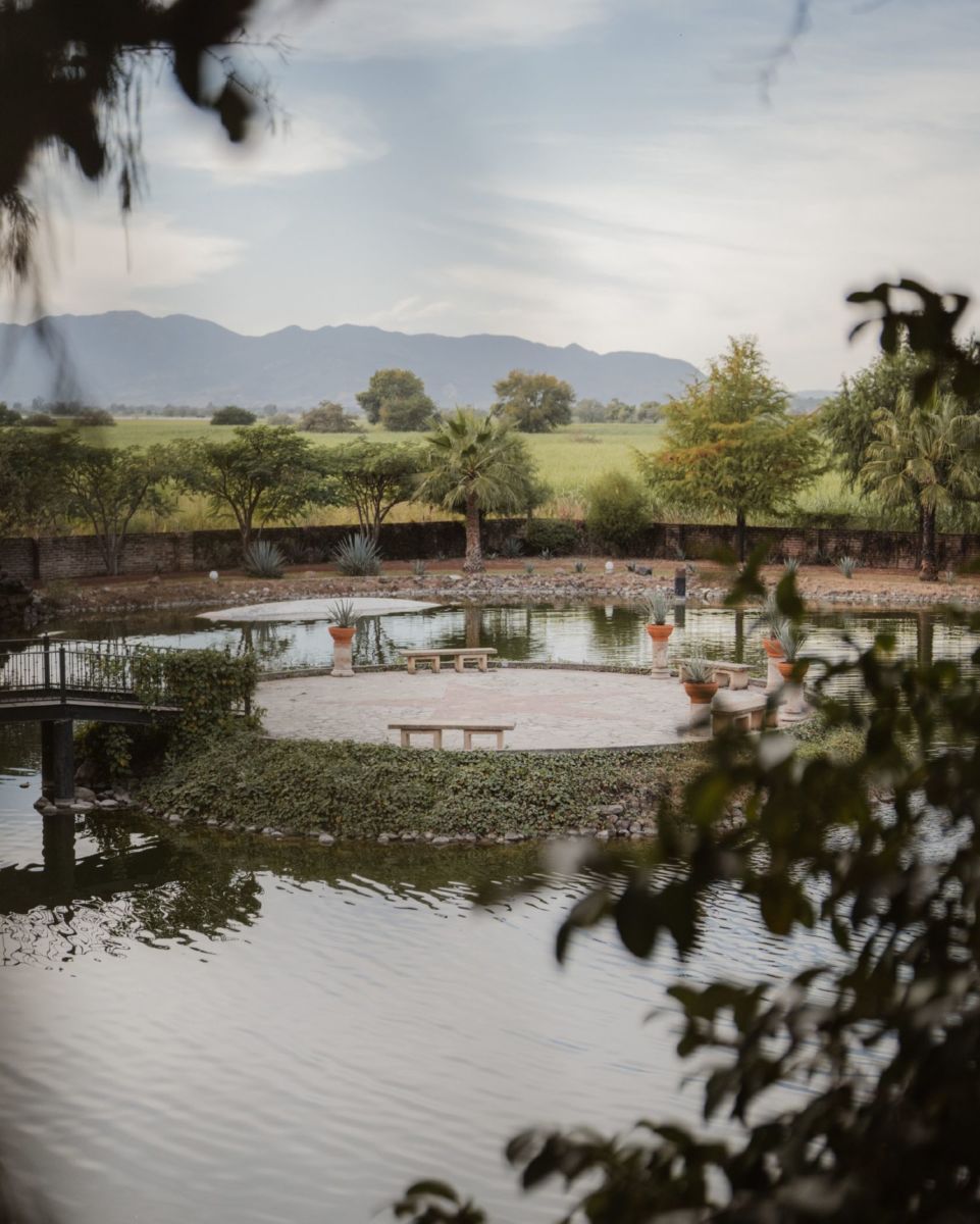 El lago de la Hacienda del Carmen