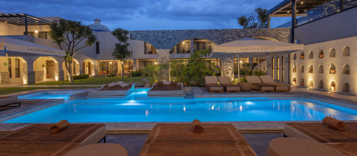 La Hacienda Santo Cristo se ubica en Atlixco, Puebla 