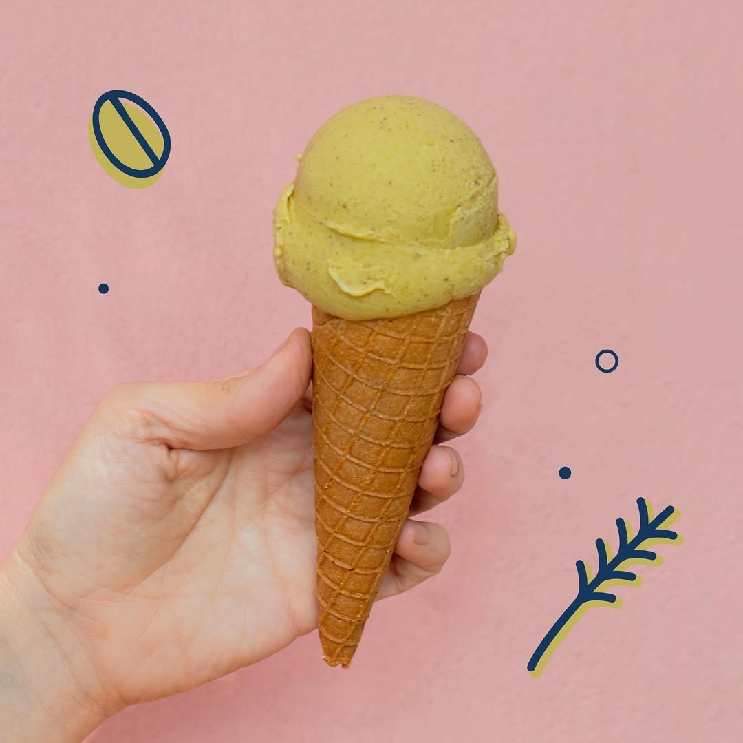 Nieve de Olla ofrece helado de pistache por temporada