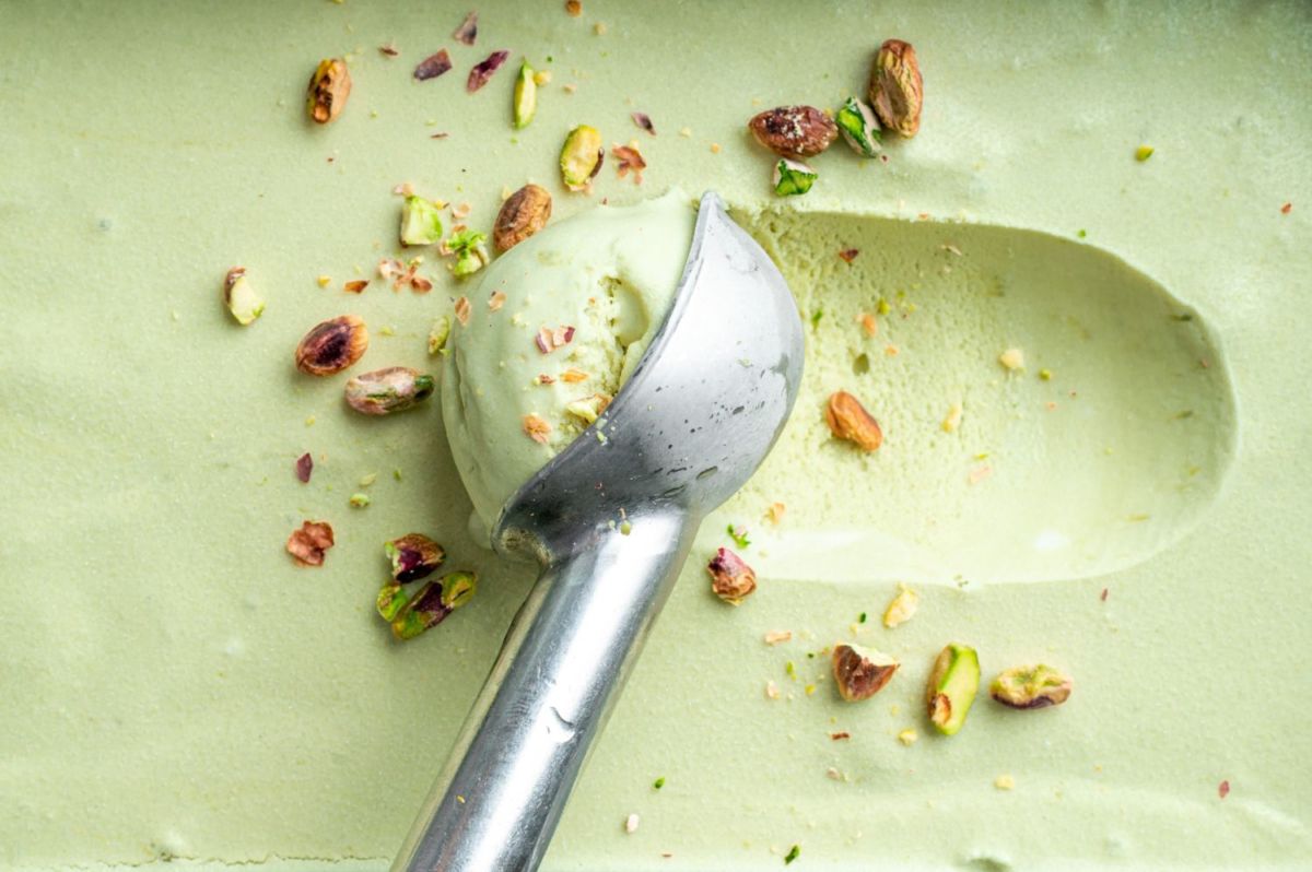 El helado de pistache es uno de los sabores máspopulares