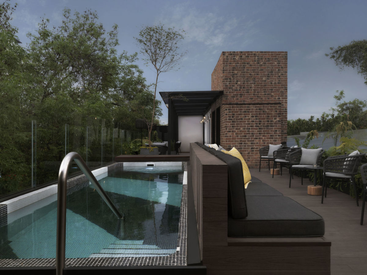 Terraza de Kimpton Virgilio