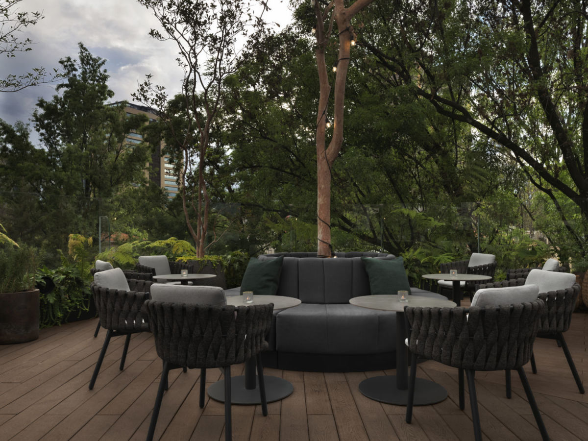 La Caña es una de las terrazas más bonitas en Polanco 