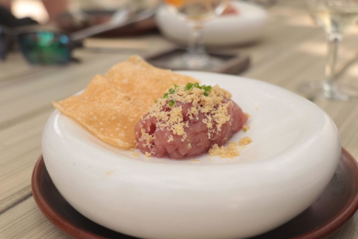 Tartar de atún en Casa Malca. 