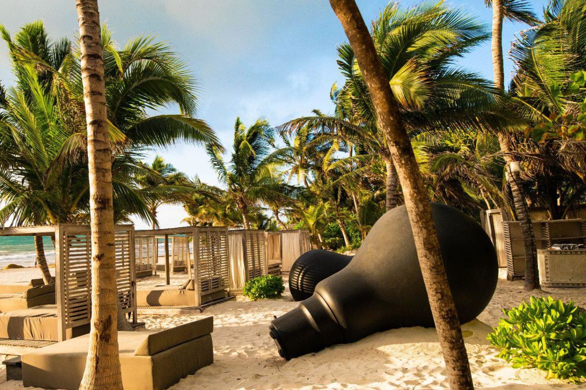 Selva, arte y gastronomía en este exclusivo hotel en Tulum