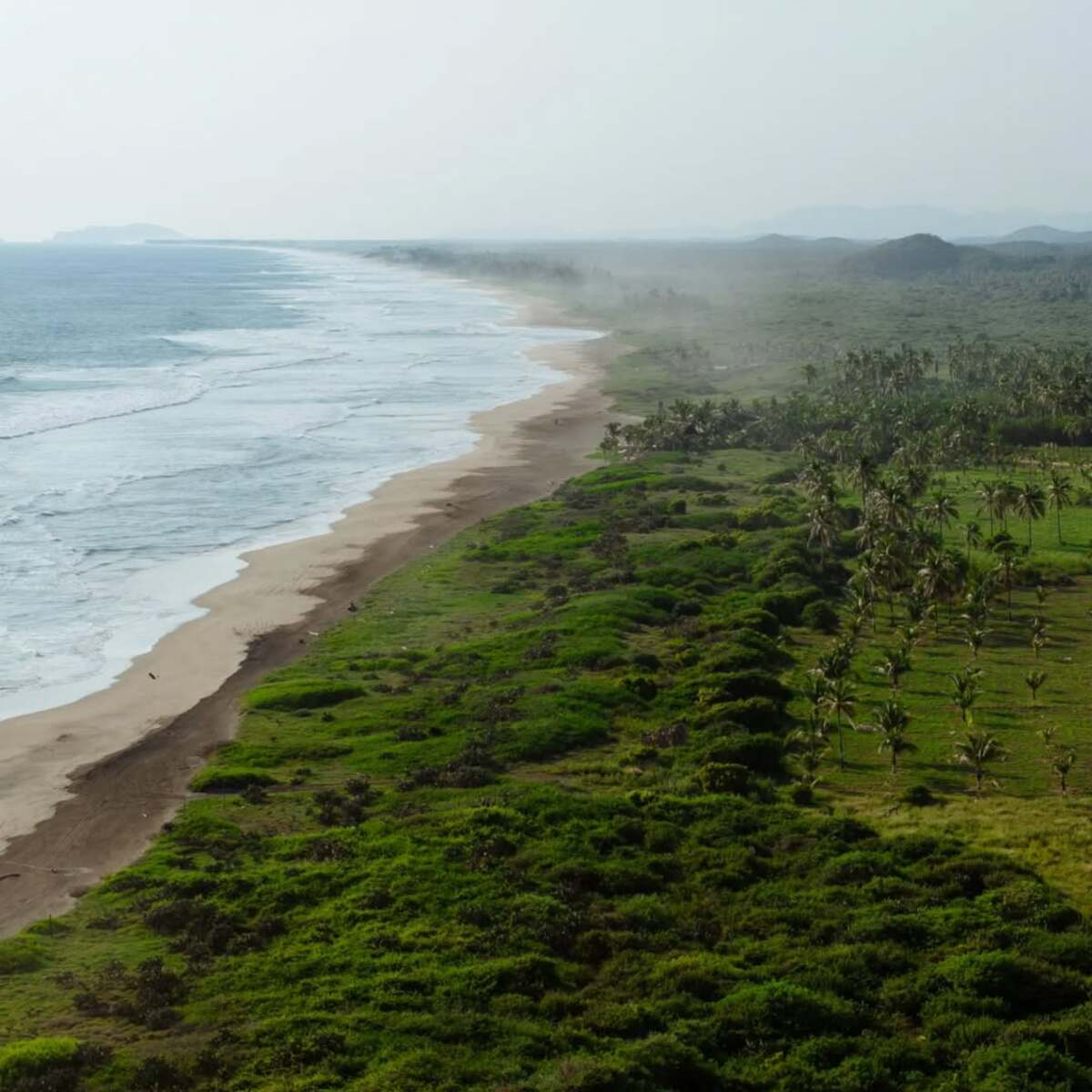 Paisajes panorámicos del Pacífico desde Hotelito at Musa en Zihuatanejo.