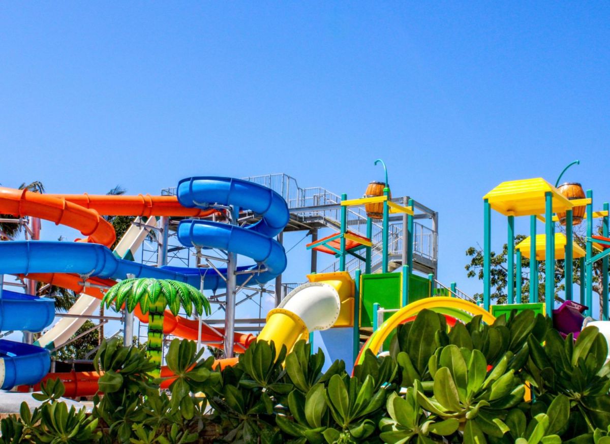 Meliá Casa Maya tiene un water park con toboganes para niños y adultos