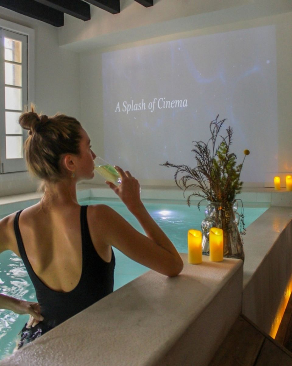 Piscinema del Hotel La Valise