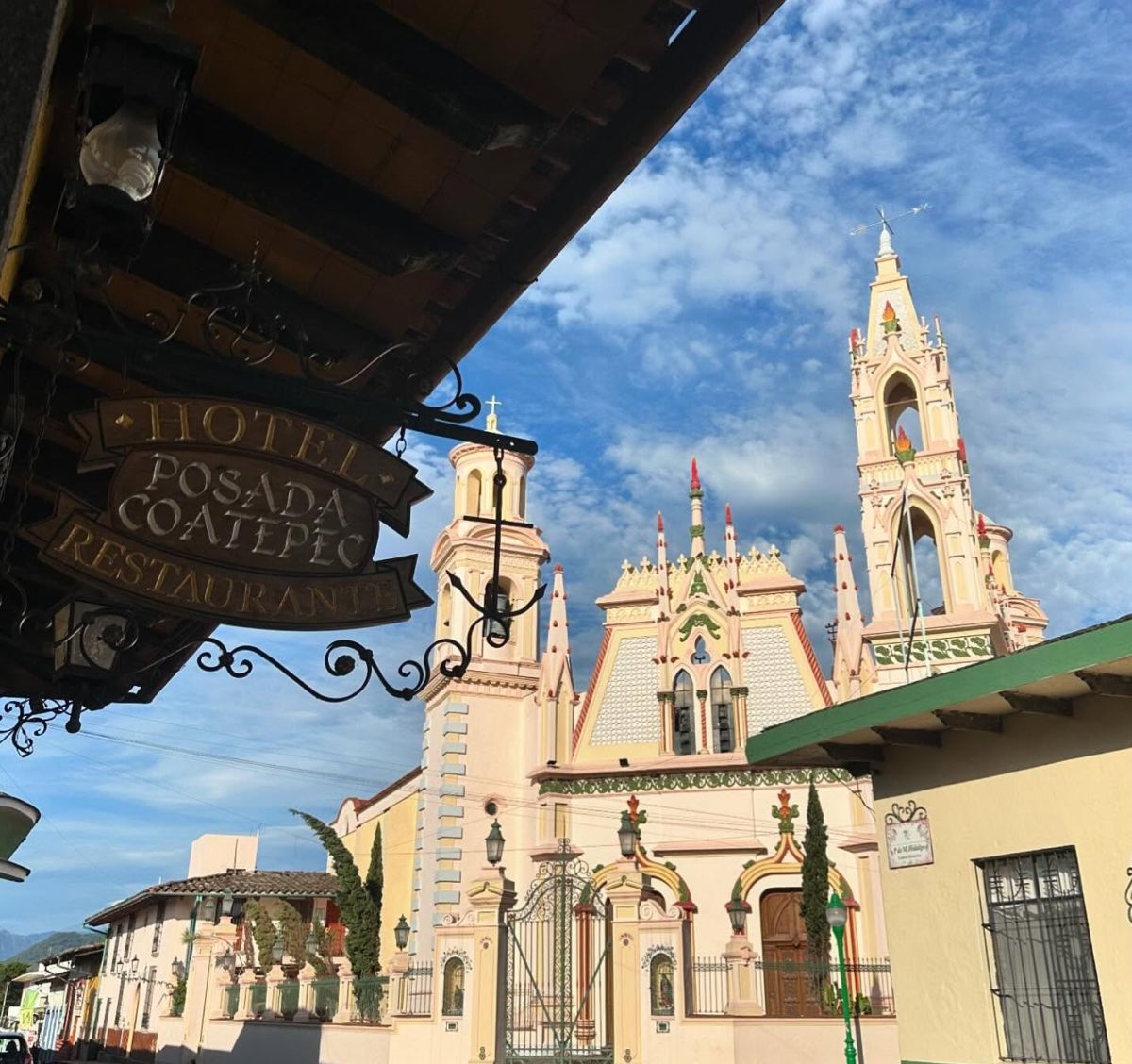 Hotel Posada Coatepec donde se hospedó Harrison Ford y Arnold Schwarzenegger