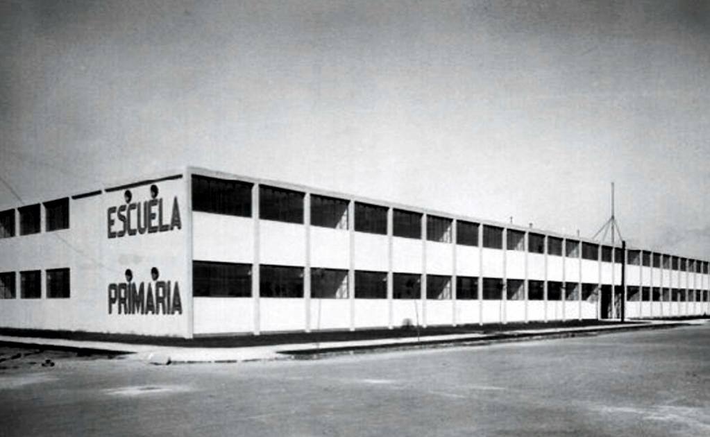 Escuela Primaria Emiliano Zapata construida por Juan O'Gorman