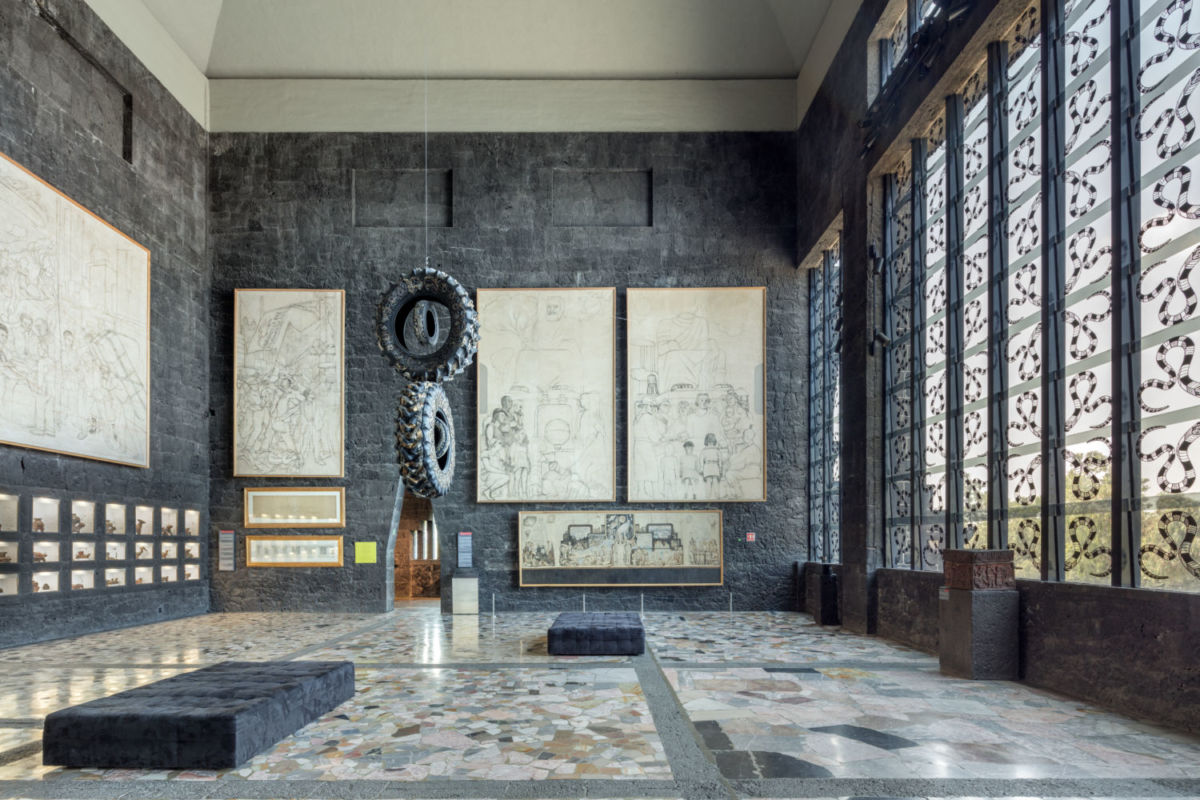 Interior del Museo Anahuacalli