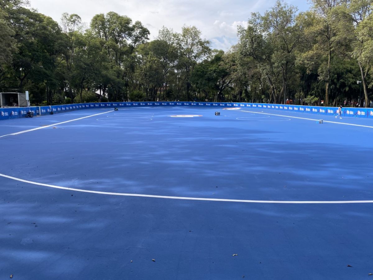 Gran pista de patinaje en el Parque de los Venados