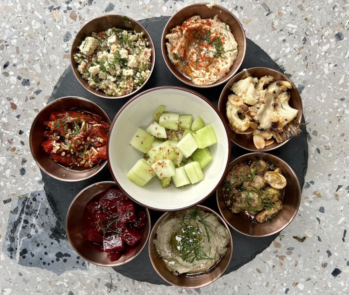 El mezze es ideal para compartir con amigos