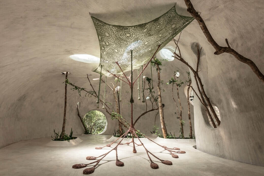 El Museo SFER IK combina el arte, la arquitectura y la naturaleza